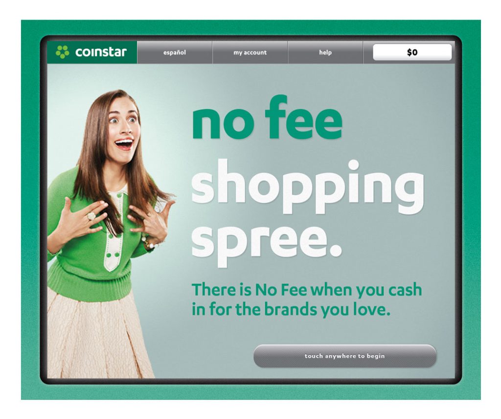 Coinstar Kiosk UI – Marcus Pape | Design + Strategy + Research + Innovation