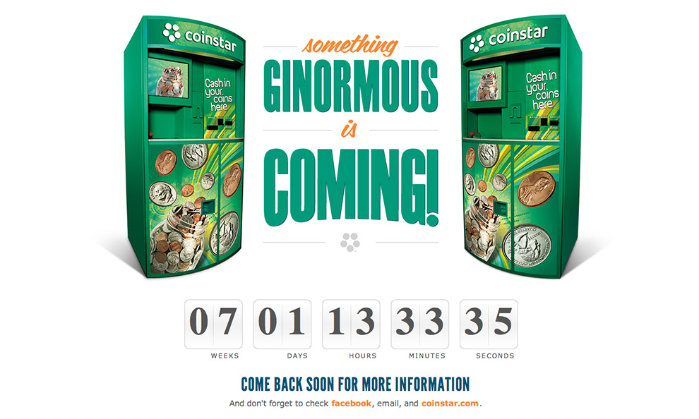 Coinstar Ginormous Sweepstakes