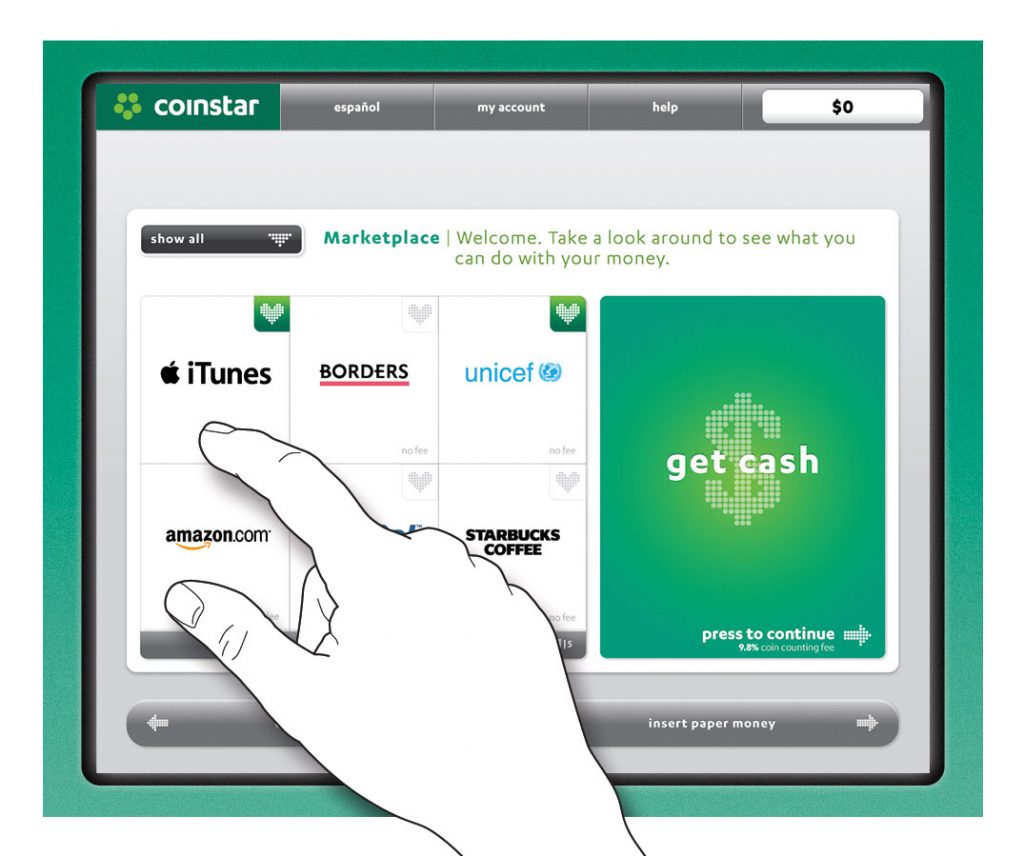 Coinstar Kiosk UI Marcus Pape System Design & Product Strategy